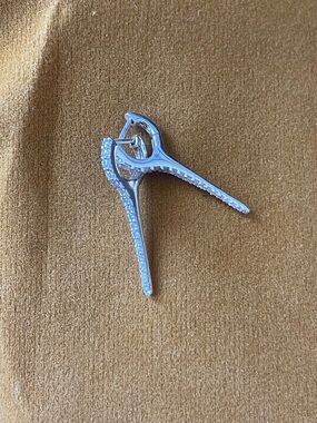 Silver Pavé Moissanite Spike Drop Earrings - Women Accessories